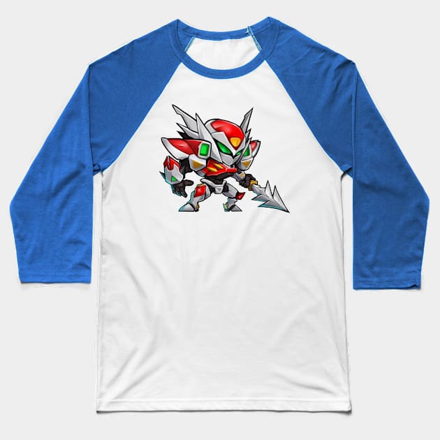 Tekkaman Blade Baseball T-Shirt by mprokolo corgi